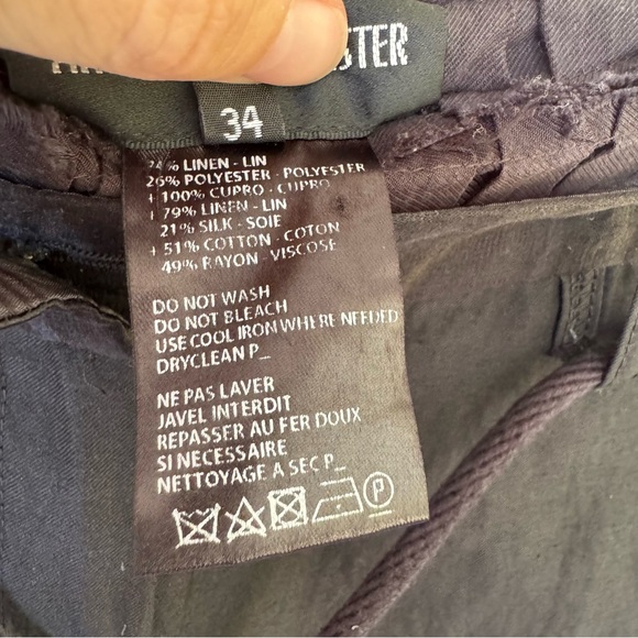 Ann Demeulemeester Side Panel Rope Tie Tuxedo Pants Black size EU34 US2 - Picture 6 of 9